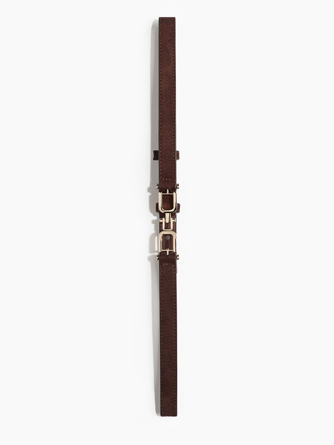 

H&M Women Narrow Waist Belt, Brown