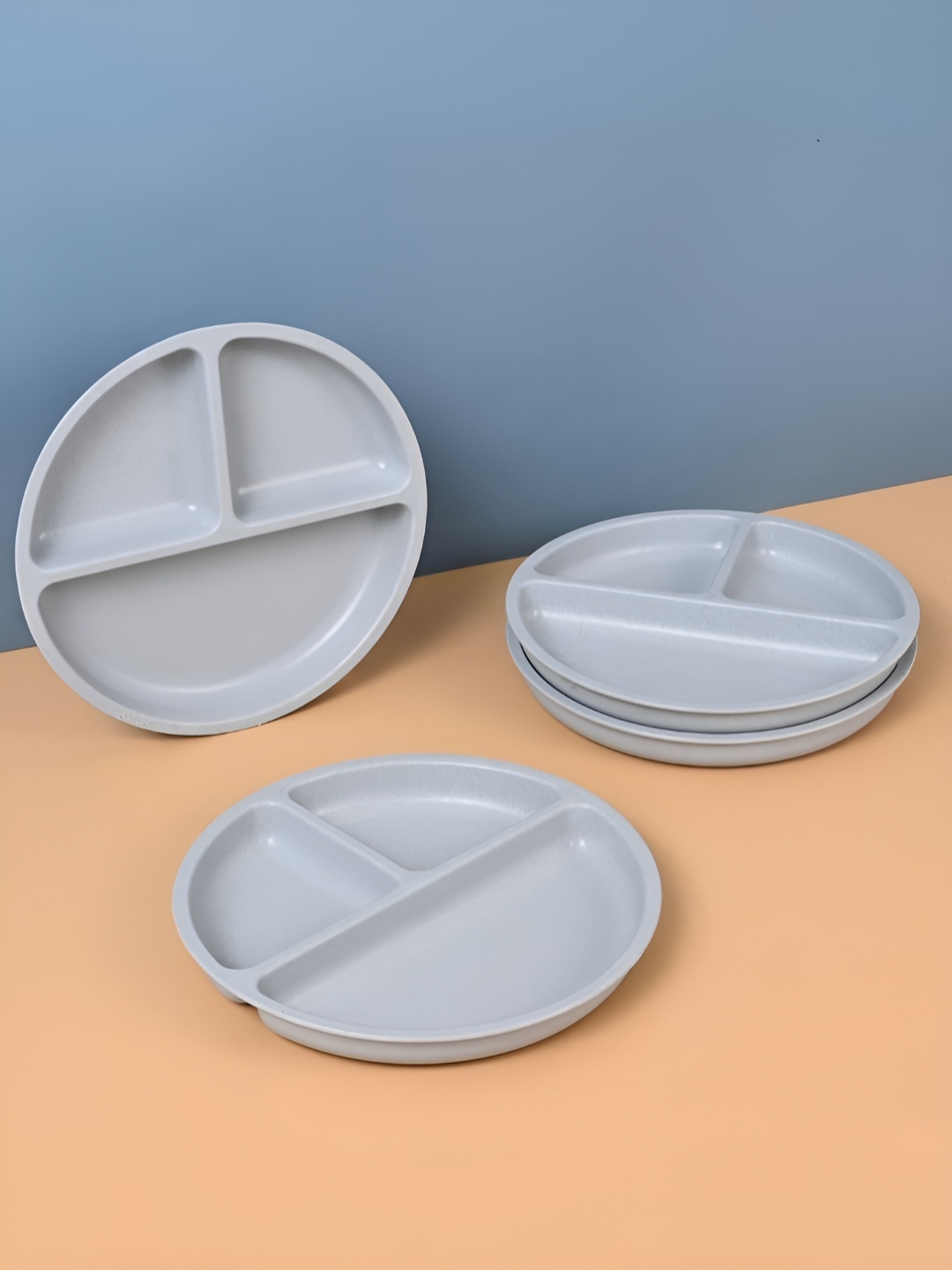 

eha Kids Blue 4 Pieces Dishwasher Safe Plates