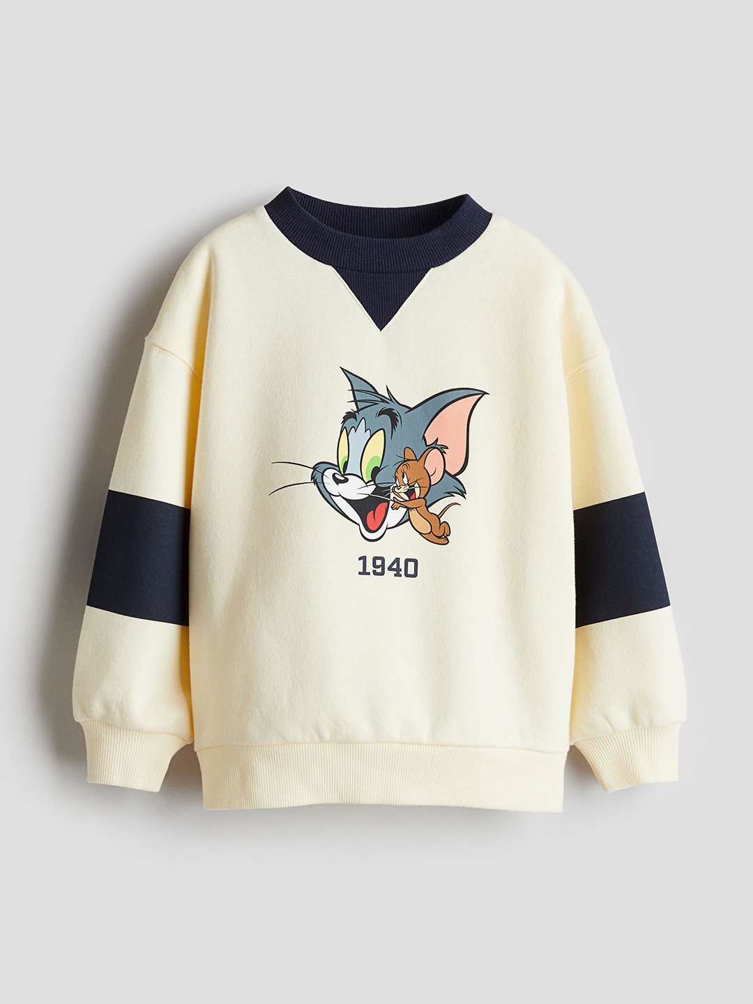 

H&M Boys Printed Oversized Sweatshirt, Yellow