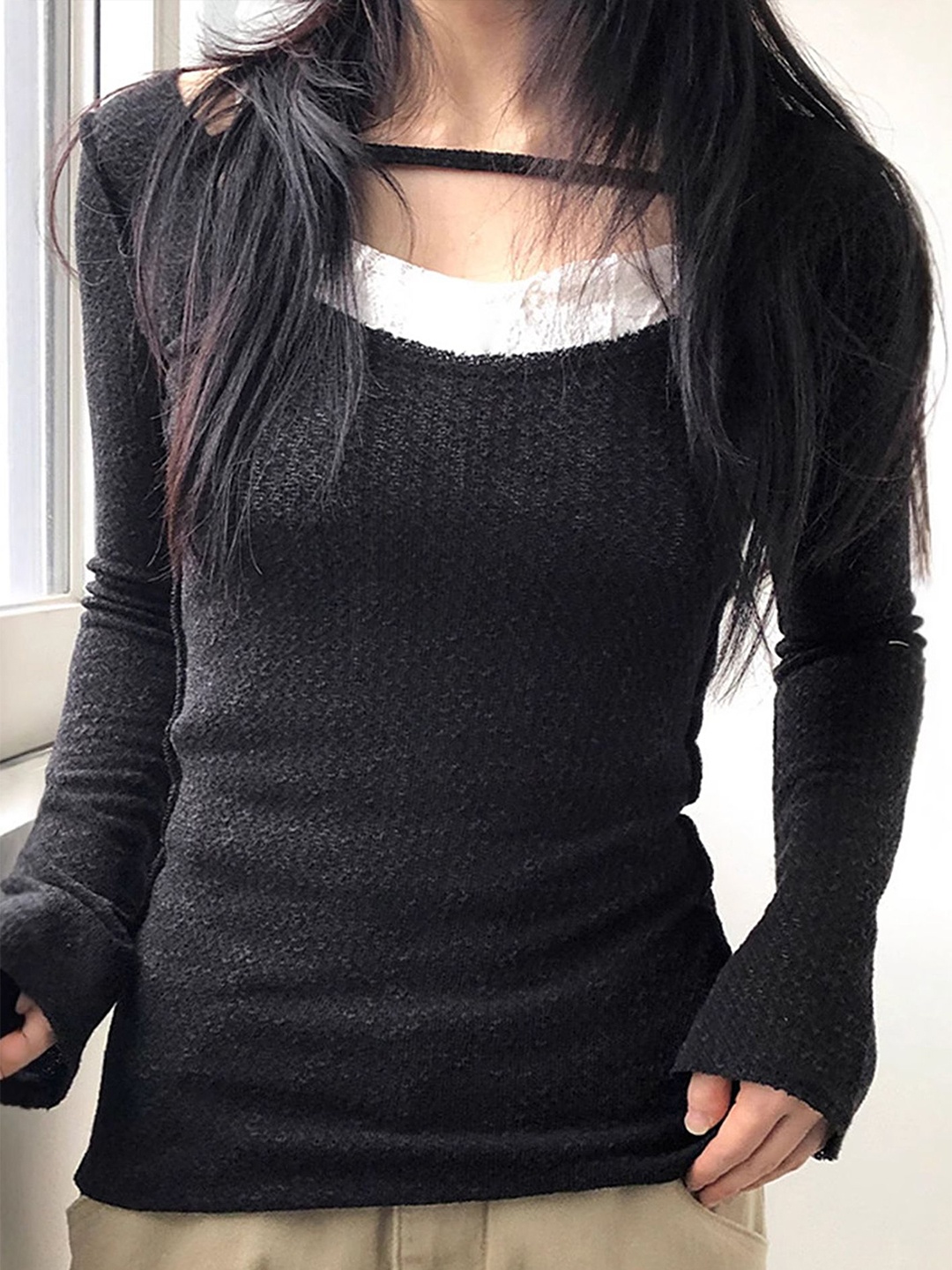 

LULU & SKY Top, Black