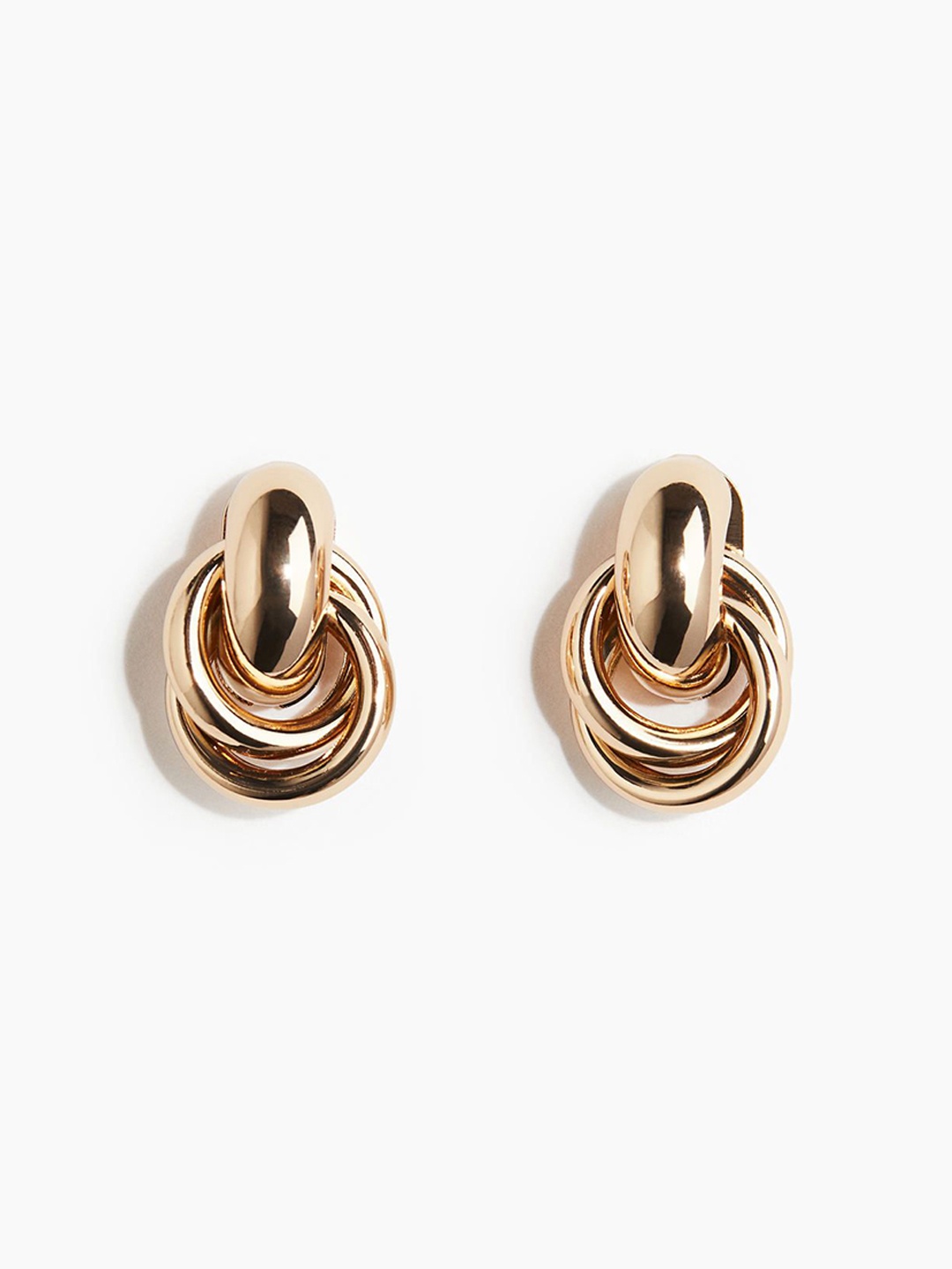 

H&M Stainless Steel Earrings, Gold