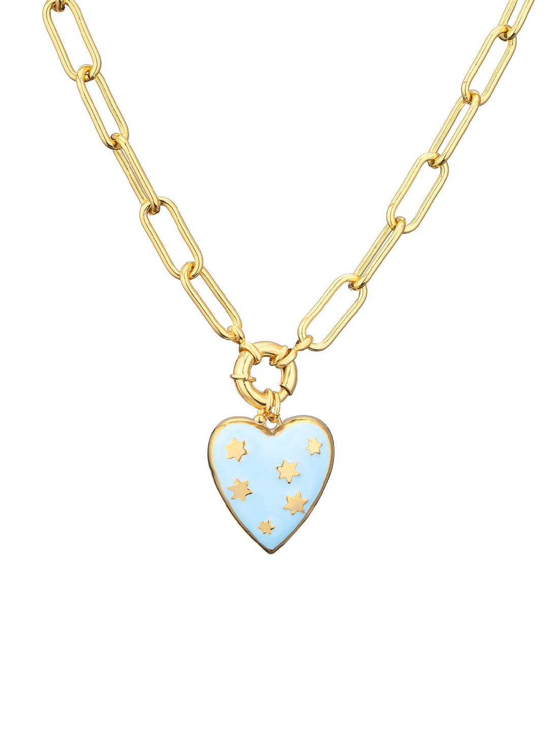 

Just Lil Things Heart Shaped Minimal Chain, Gold