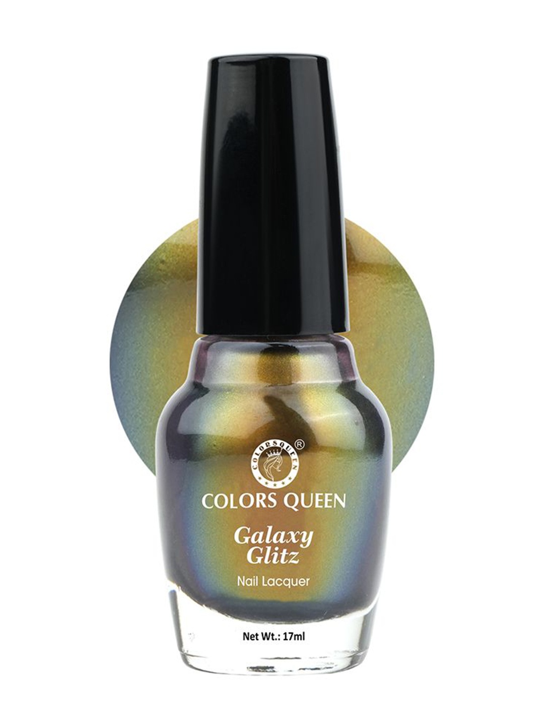 

Colors Queen Galaxy Glitz Nail Lacquer 17ml - Satin Wish - 37, Green