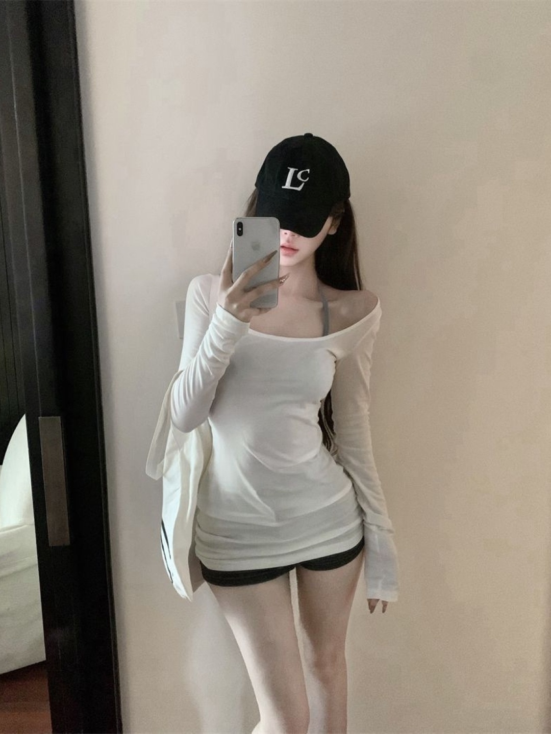 

HERE&NOW Women Long Sleeves Top, White