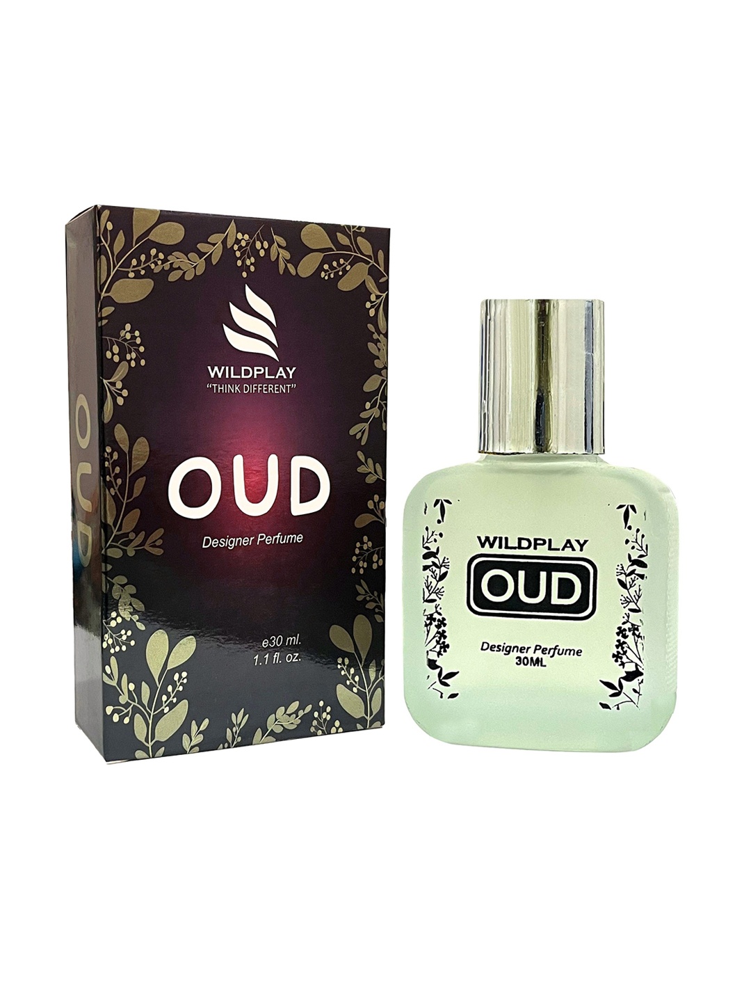 

WILDPLAY Set Of 2 Black & Oud Long Lasting Eau De Parfum- 30 ml Each, Brown