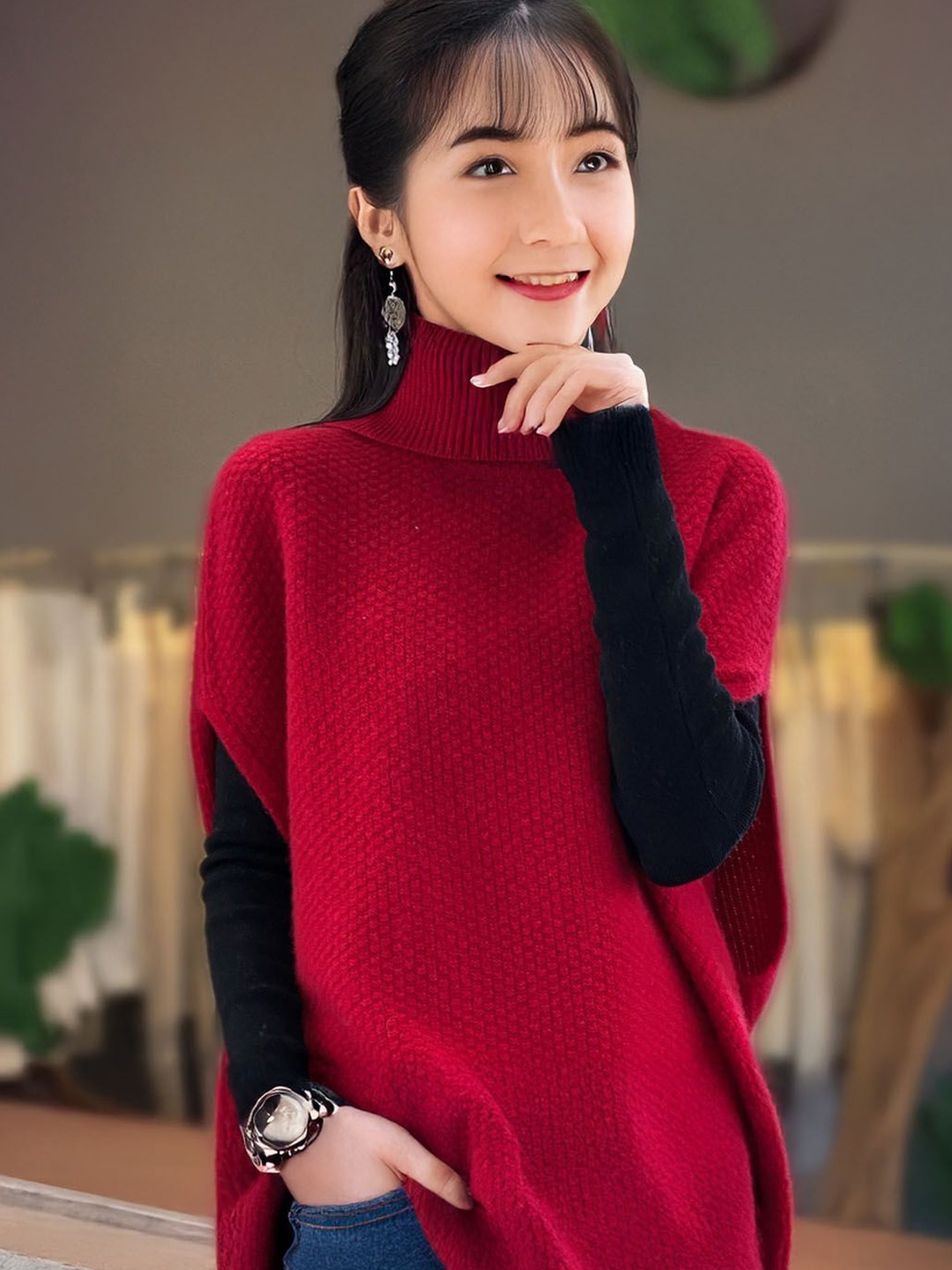 

StyleCast Women Pullover, Red