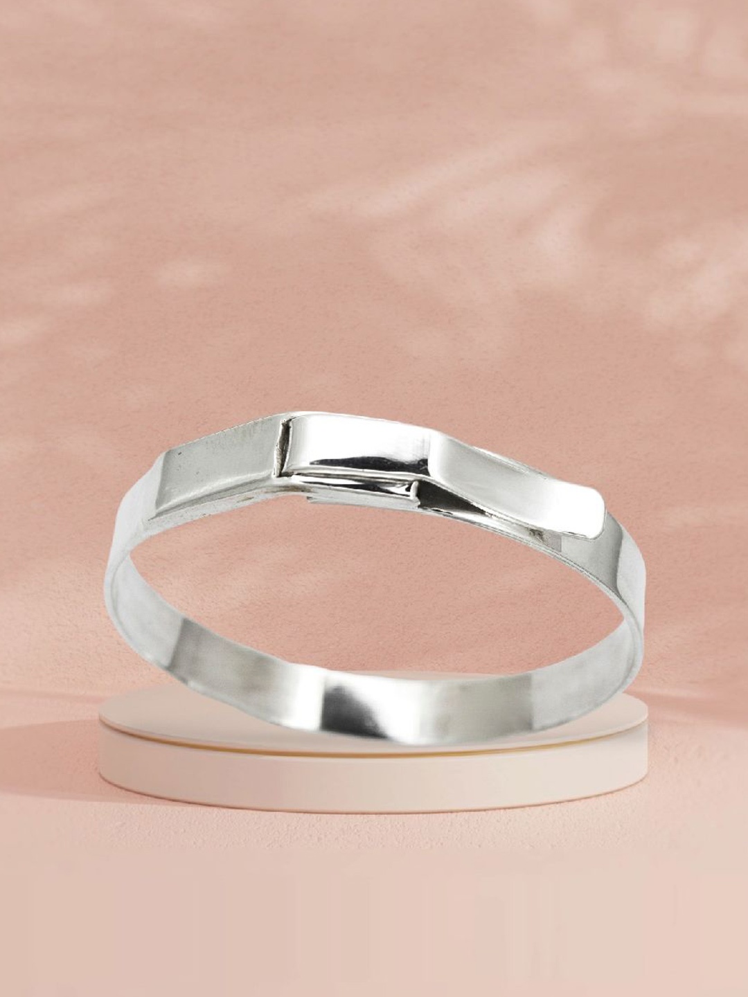 

De Flossy Silver Men Sterling Silver Kada Bracelet