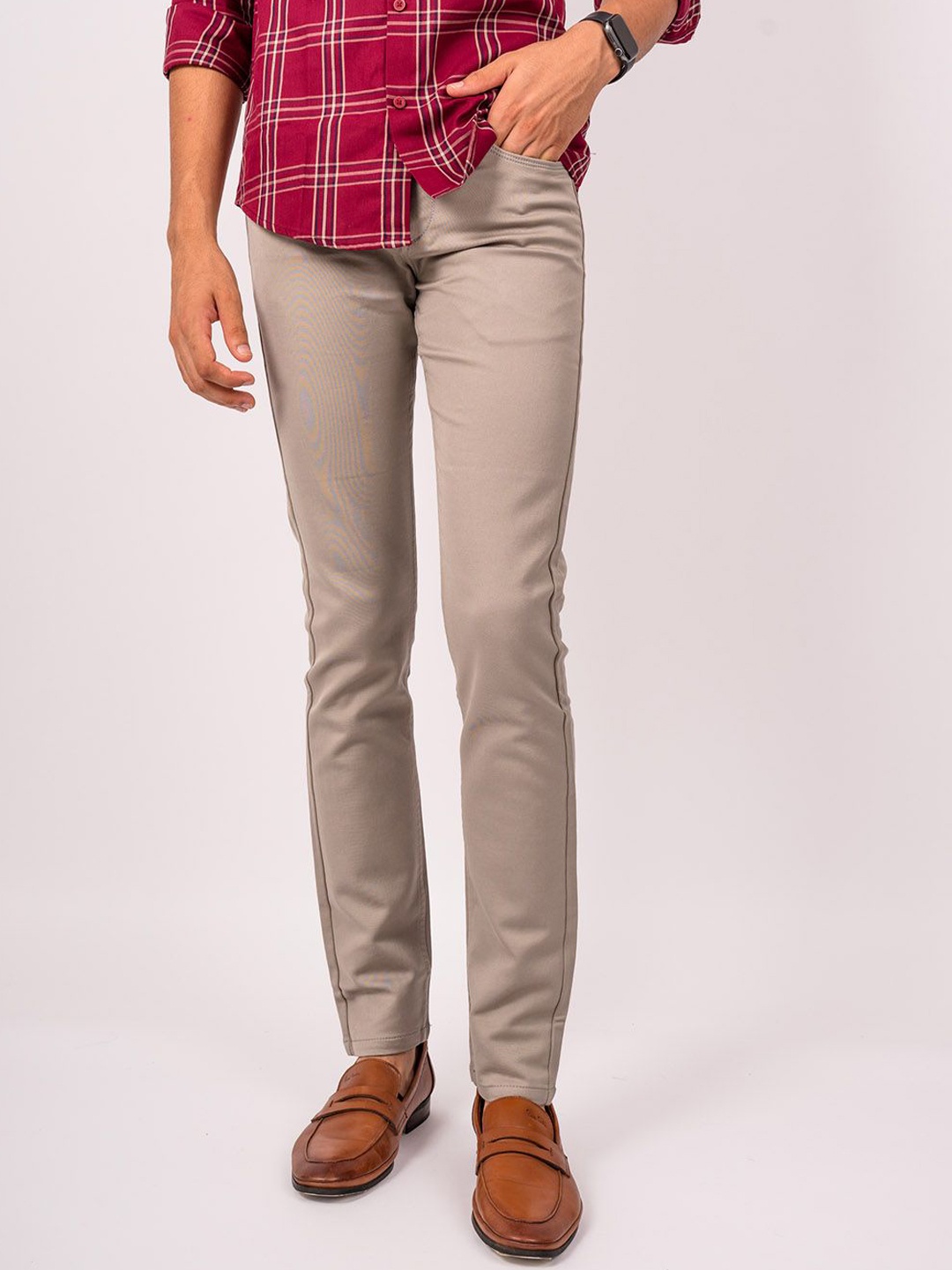 

Muffynn Men Classic Trousers, Beige