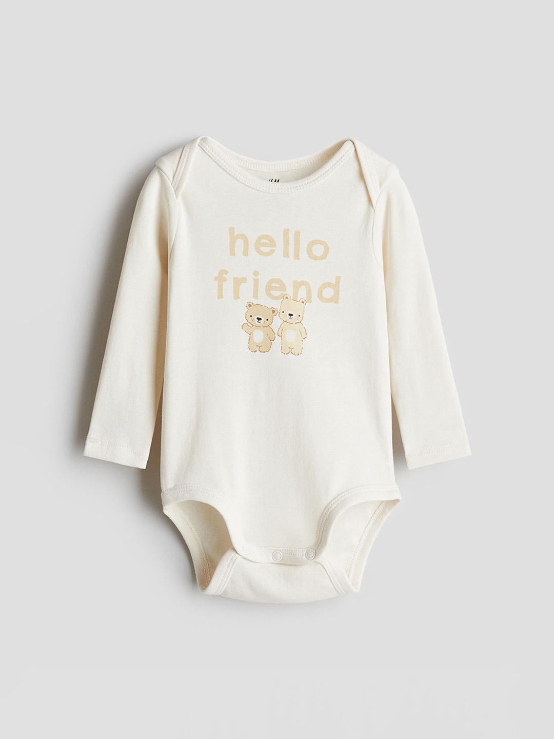 

H&M Envelope-Neck Bodysuit, White