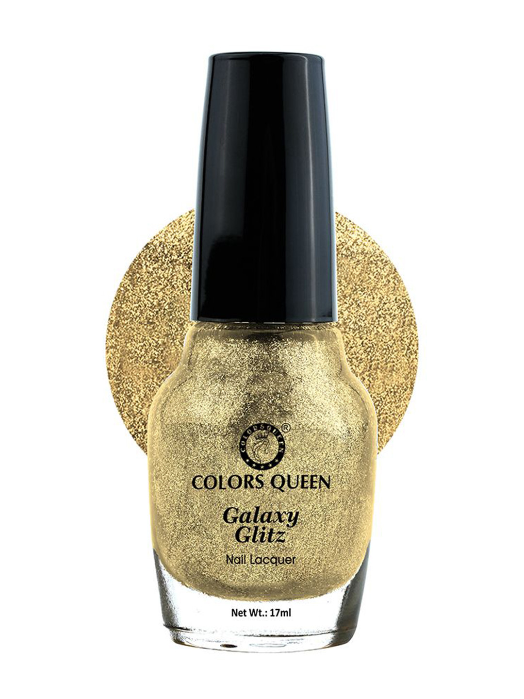 

Colors Queen Galaxy Glitz Nail Lacquer-17ml - Gulity Soiree 14, Gold