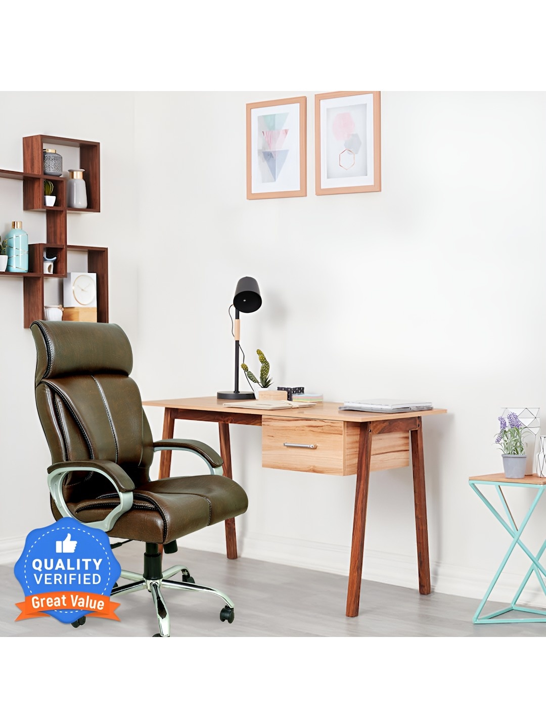 

CELLBELL Enrico C54 Brown Adjustable Office Chair