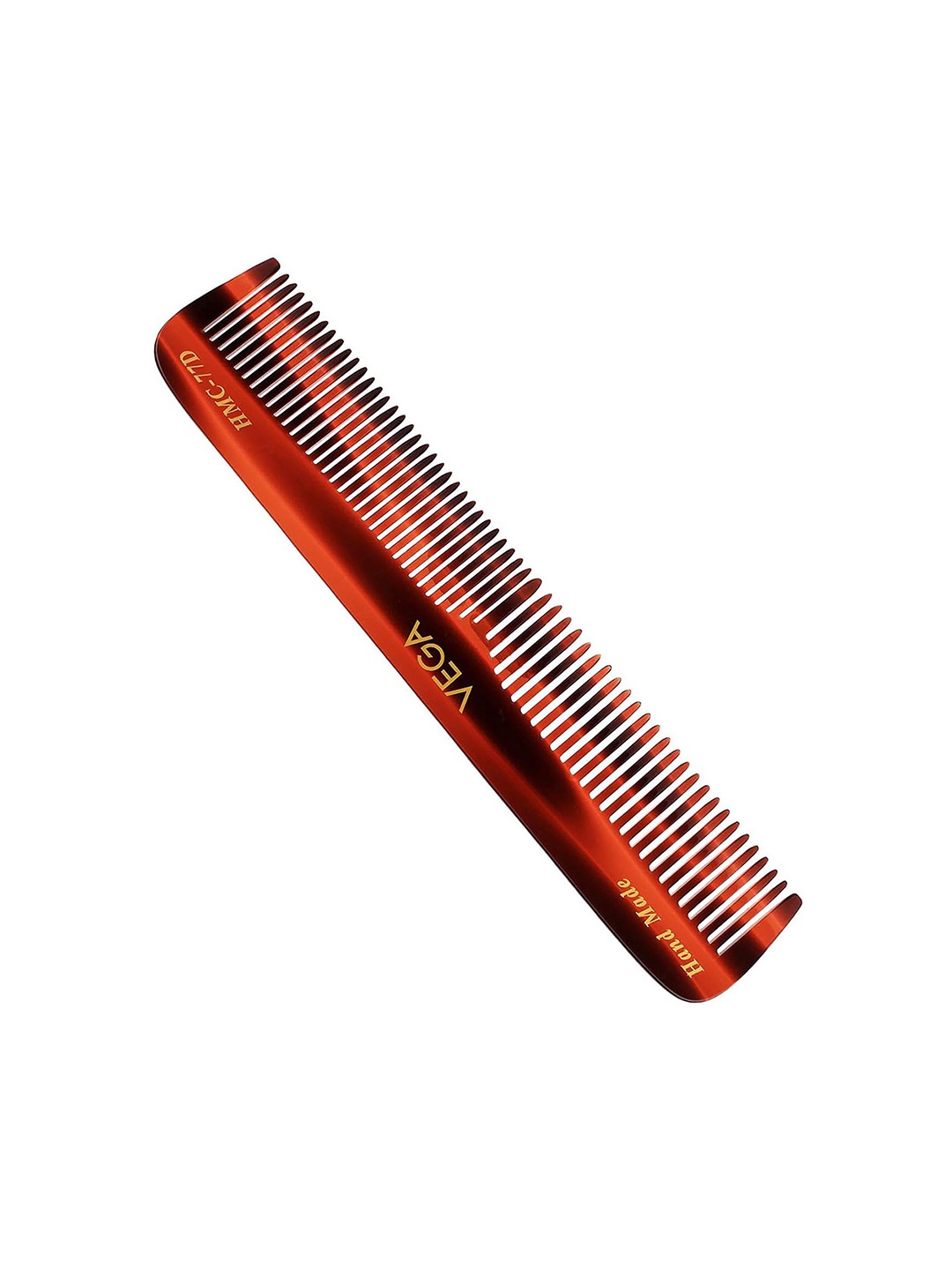 

VEGA HMC-77D Handmade Graduated Dressing Hair Comb - Brown