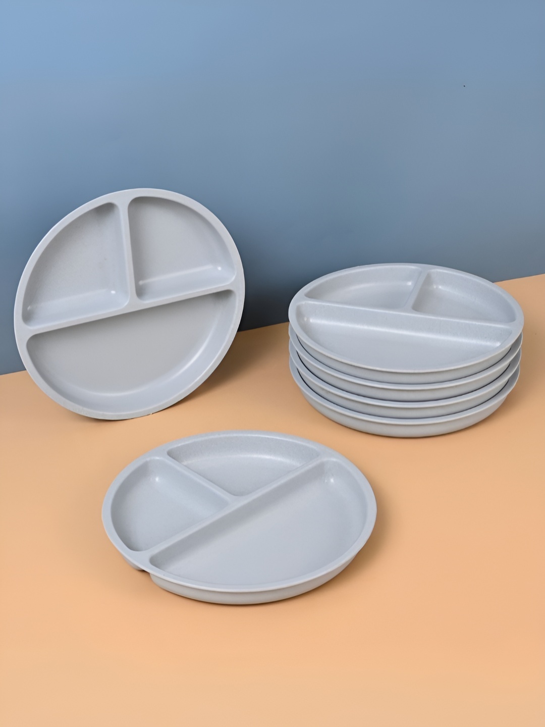 

eha Blue 6 Pieces Dishwasher Safe Plates