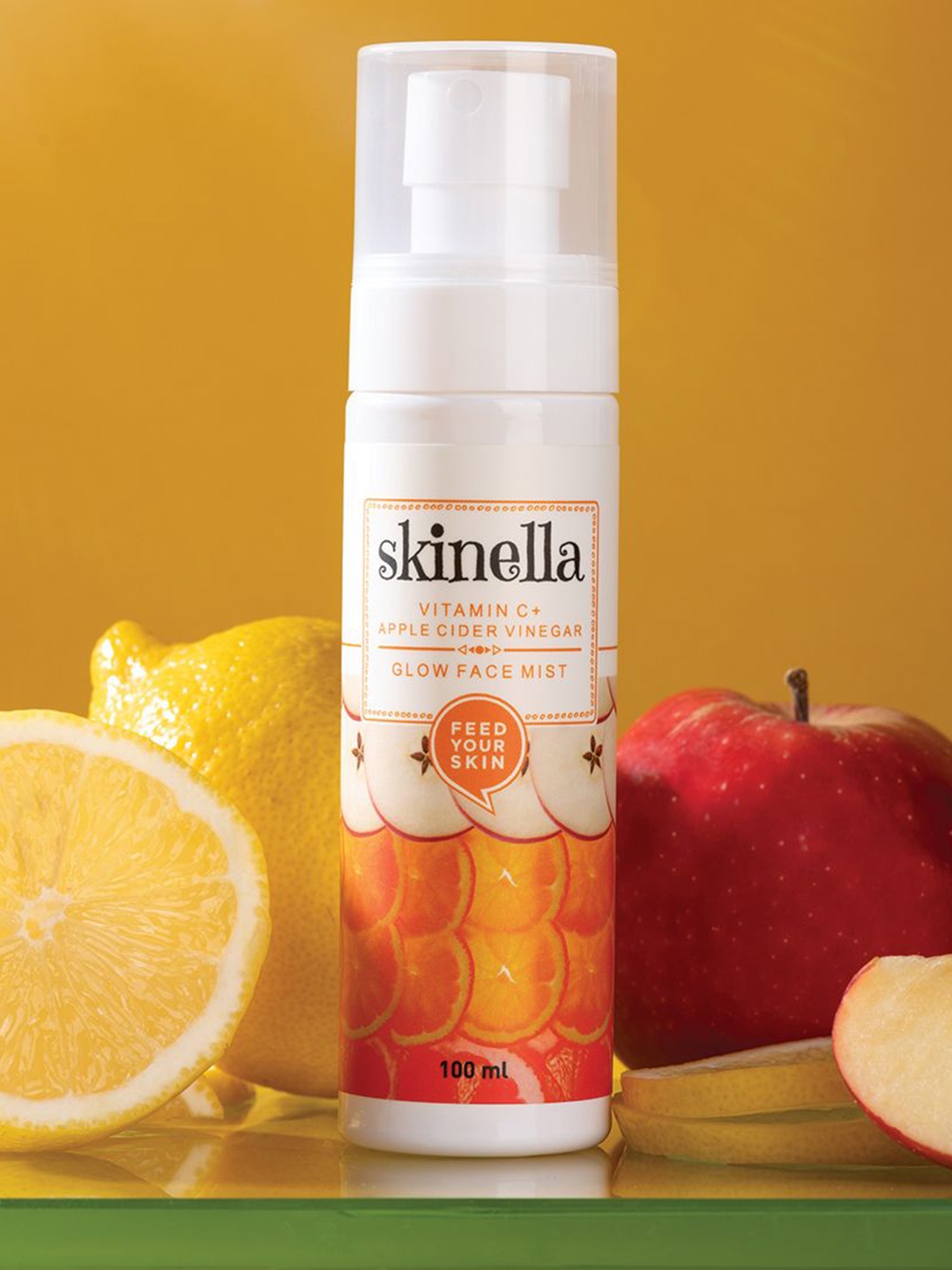 

skinella Vitamin C, Apple Cider Vinegar Glow Face Mist- 100 ml, White