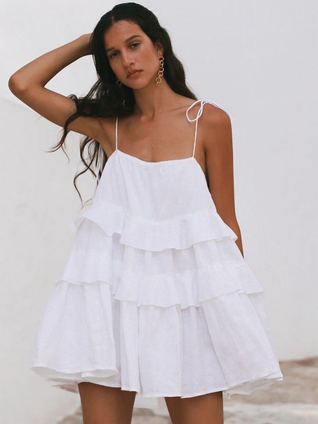 

LULU & SKY A-Line Dress, White