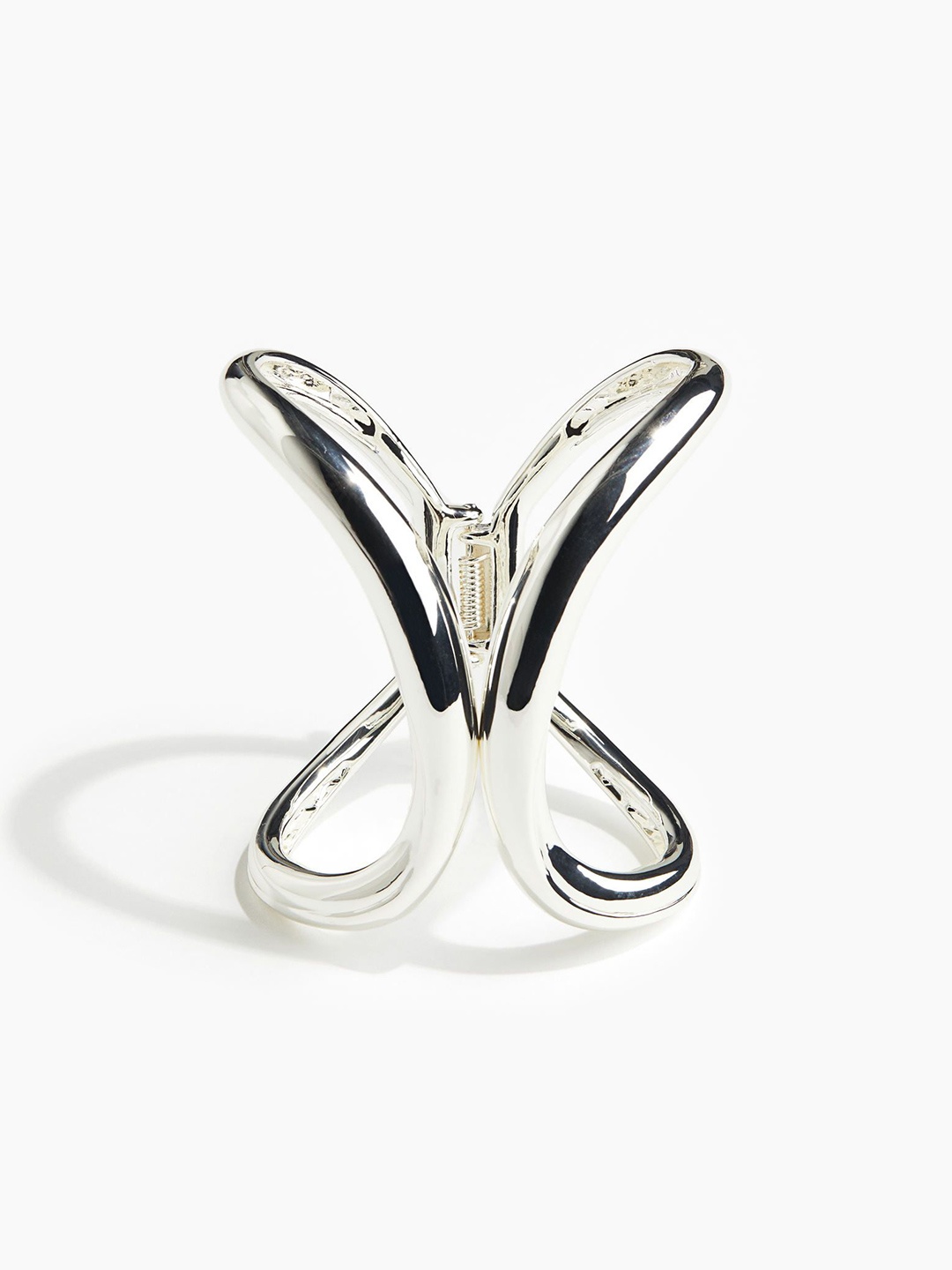 

H&M Hinged Cuff Bracelet, Silver