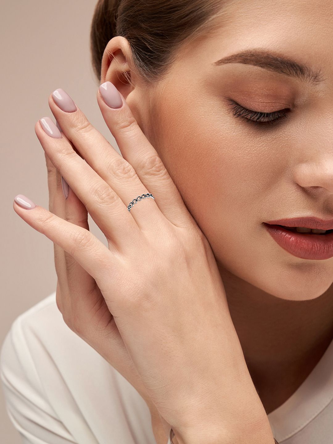 

LeCalla 925 Sterling Silver Plated Finger Ring