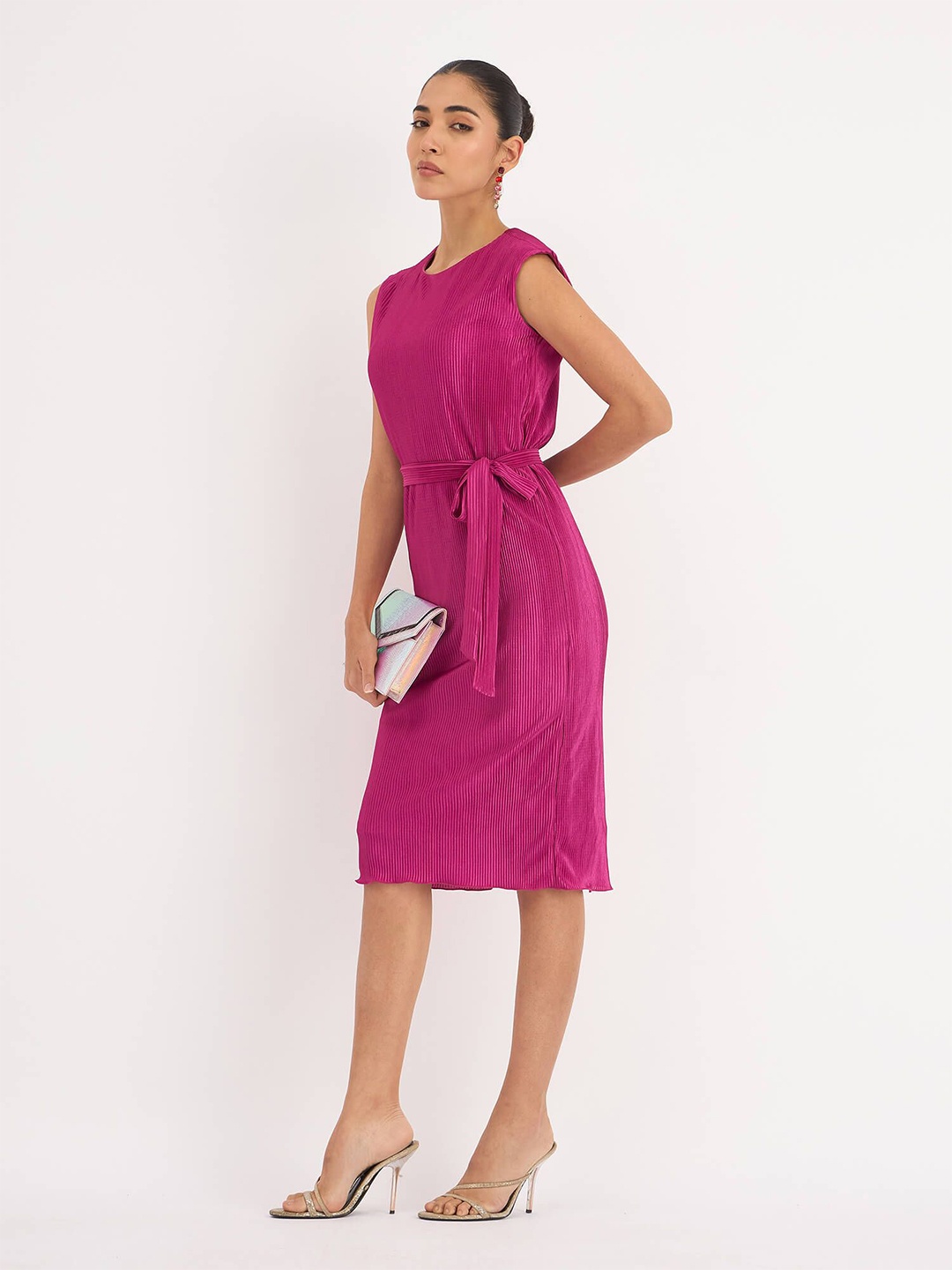 

SALT ATTIRE Women Formal Sheath Dress, Pink