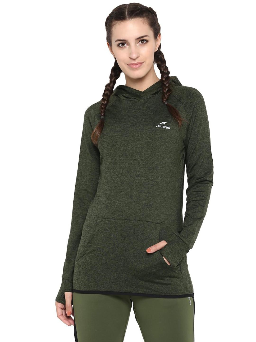 

Alcis Women Solid Jackets, Olive