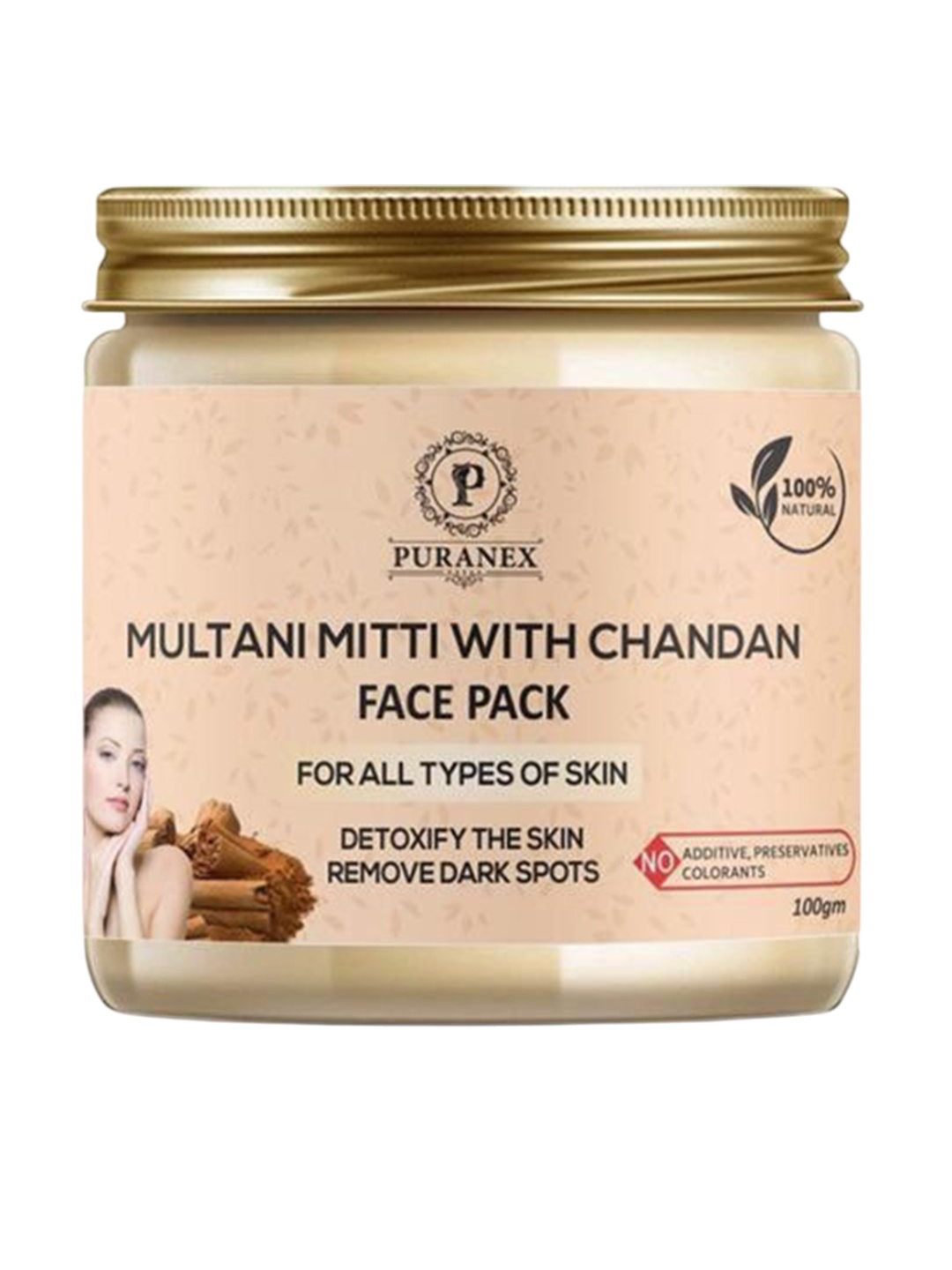 

Puranex Multani Mitti With Chandan Powder Face Pack - 100 g, White