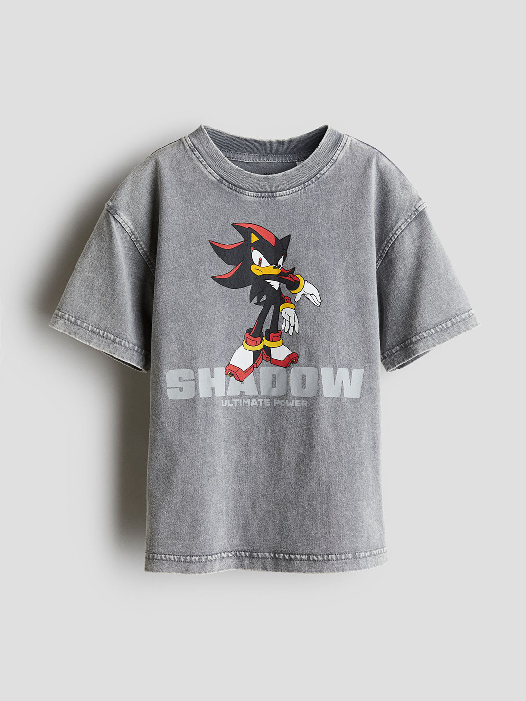 

H&M Print-Motif T-Shirt, Grey