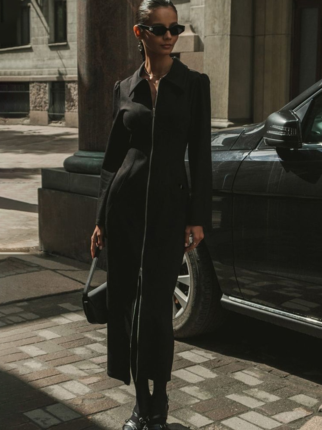 

LULU & SKY Maxi Dress, Black