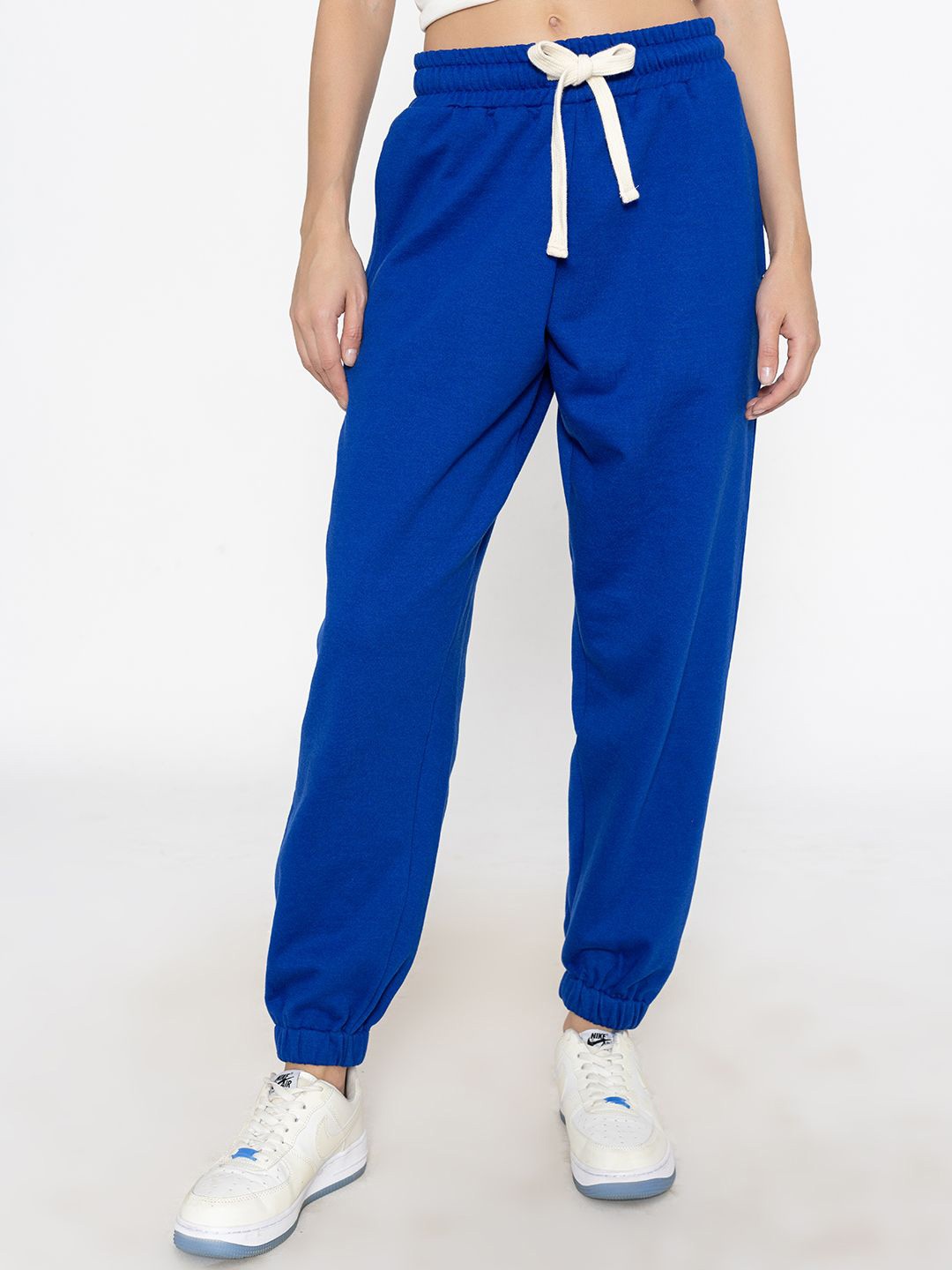 

Lounge Dreams Women Relaxed Fit Mid Rise Joggers, Blue