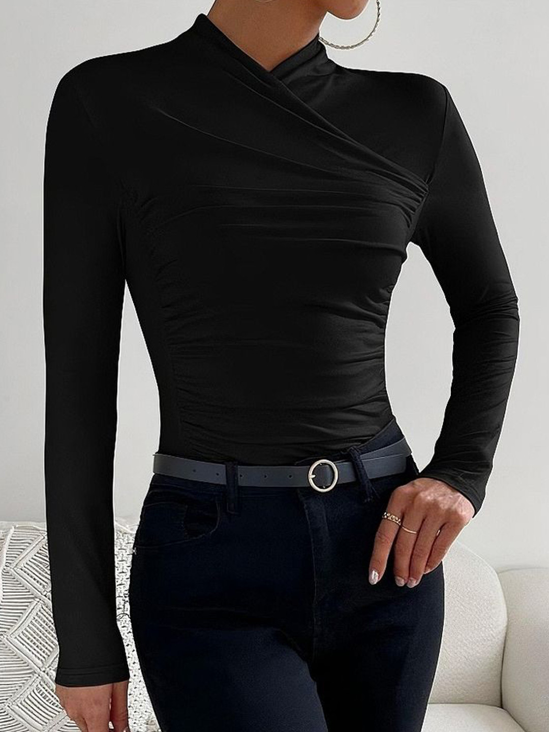 

LULU & SKY Top, Black