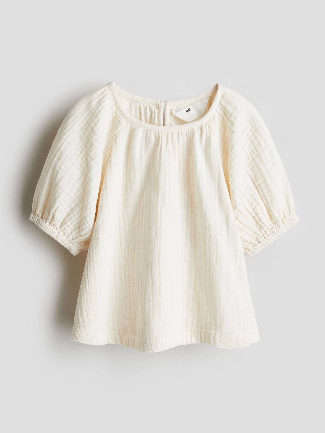 

H&M Girls Muslin Blouse, Beige