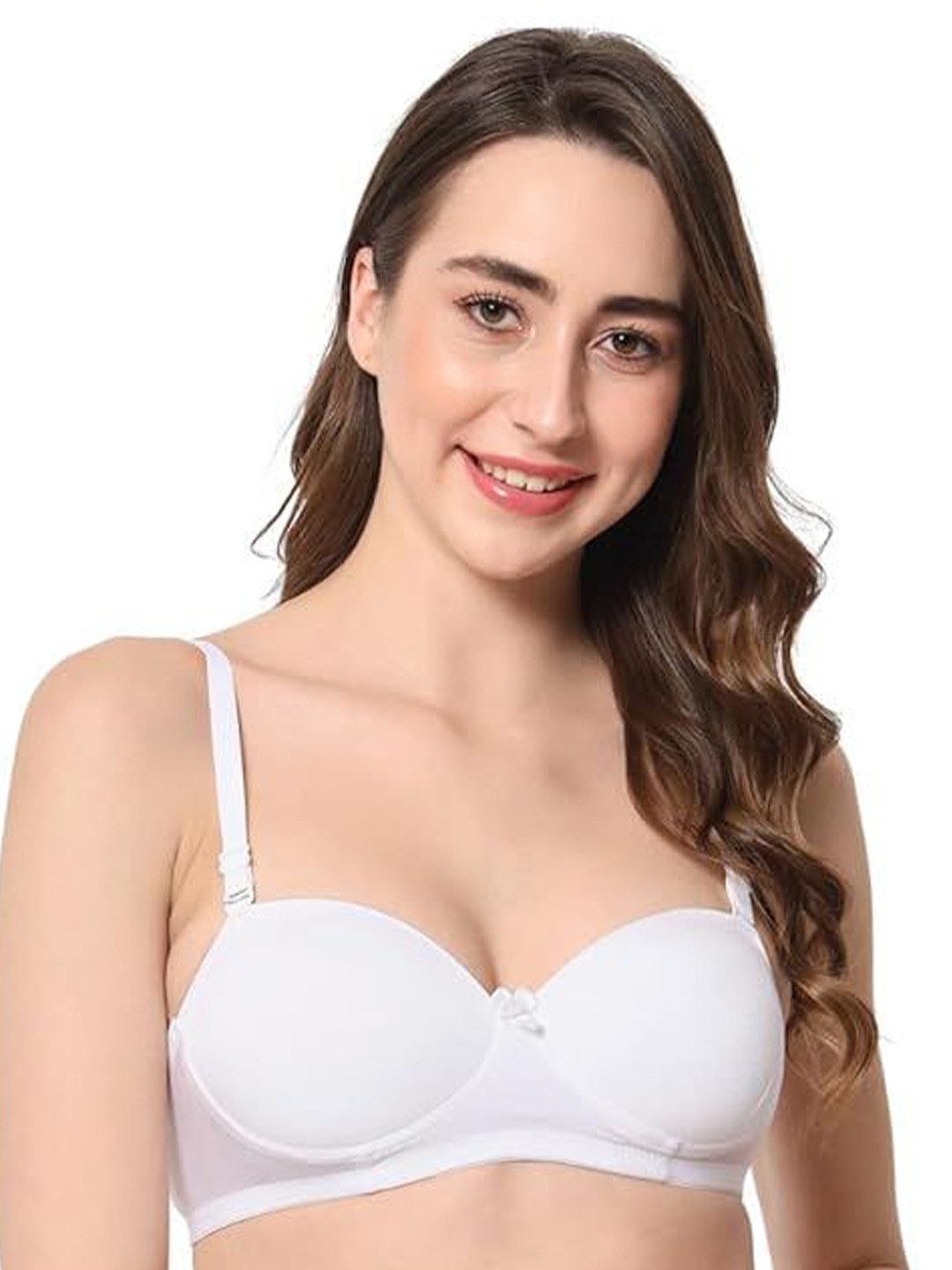 

BEWILD Bra Medium Coverage Lightly Padded, White