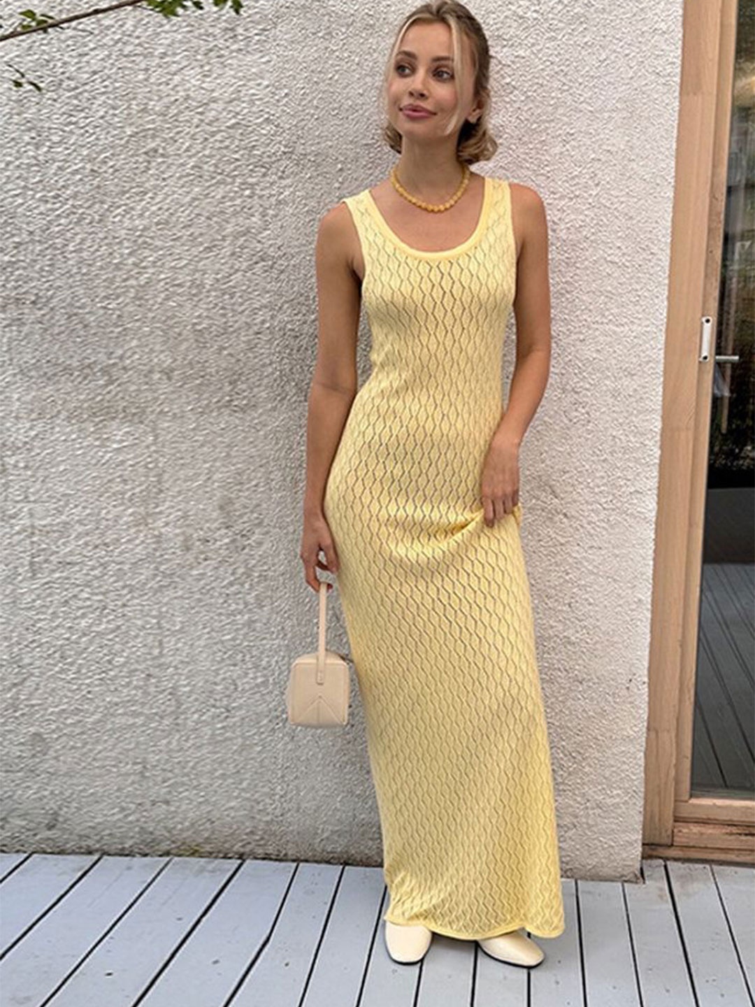 

LULU & SKY Maxi Dress, Yellow