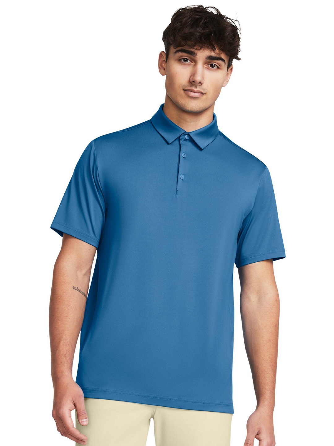 

UNDER ARMOUR Playoff 3.0 Fitted Slim Fit Polo T-Shirt, Blue