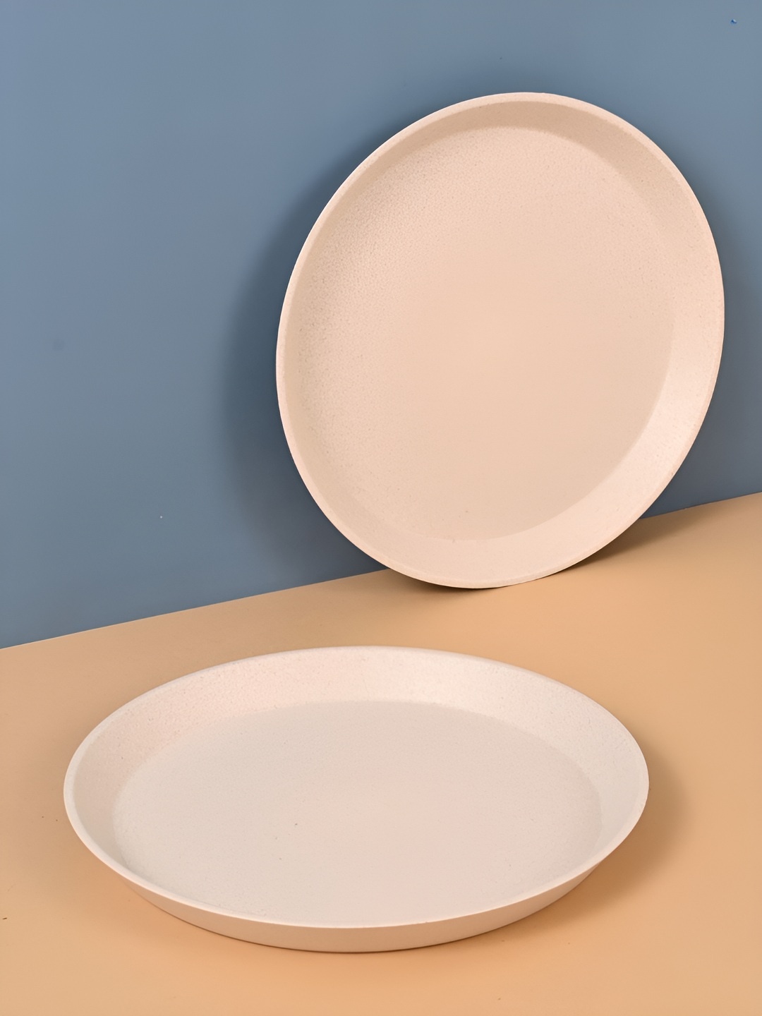 

eha Off White 2 Pieces Dishwasher Safe Plates