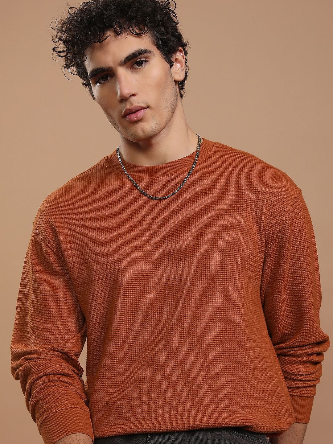

HIGHLANDER Men Sweatshirt, Rust