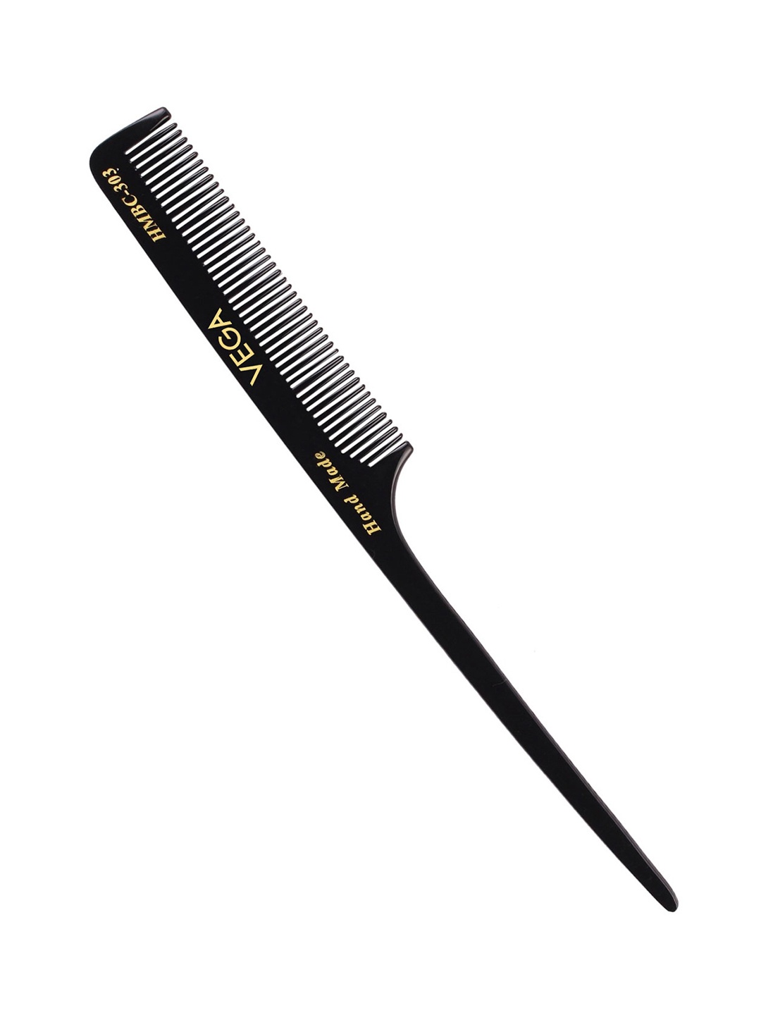 

VEGA Handmade Tail Hair Comb - Black HMBC-303