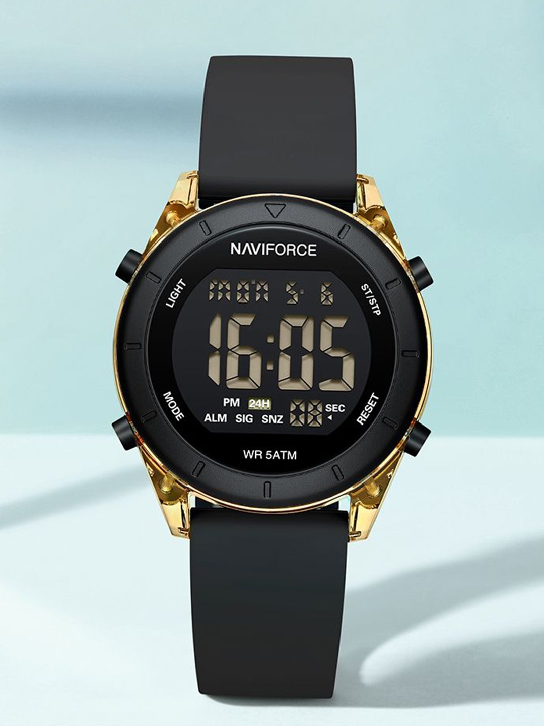 

Naviforce Women Dial & Straps Digital Watch NF7108_B/B, Black