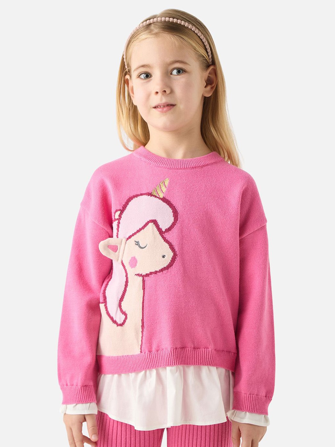 

Juniors by Babyshop Girls Embellished Trousers, Pink
