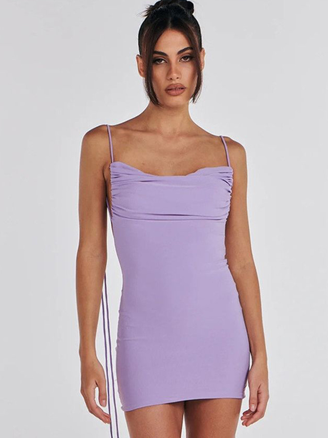

LULU & SKY Bodycon Mini Dress, Purple