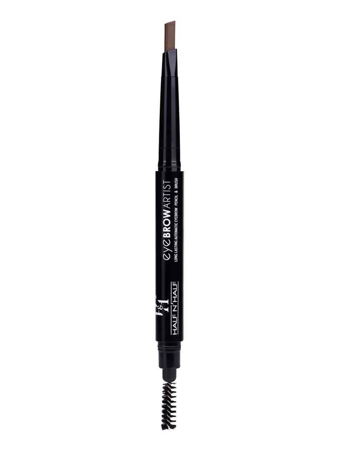 

Half N Half Set Of 2 Automatic Eyebrow Pencil & Brush- 0.4 g Each- Natural Brown