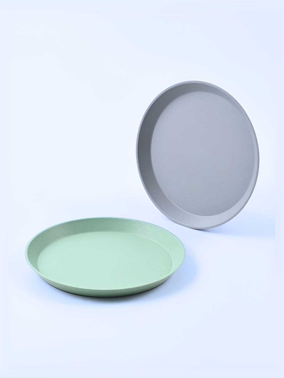 

eha Blue & Green 2 Pieces Dishwasher Safe Plates