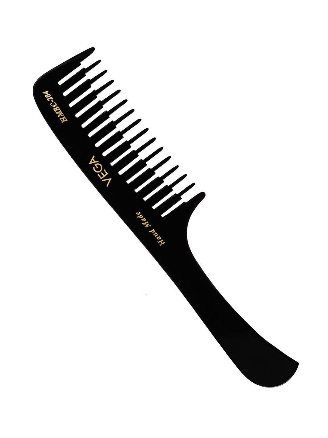 

VEGA HMBC-204 Handmade Grooming Hair Comb - Black