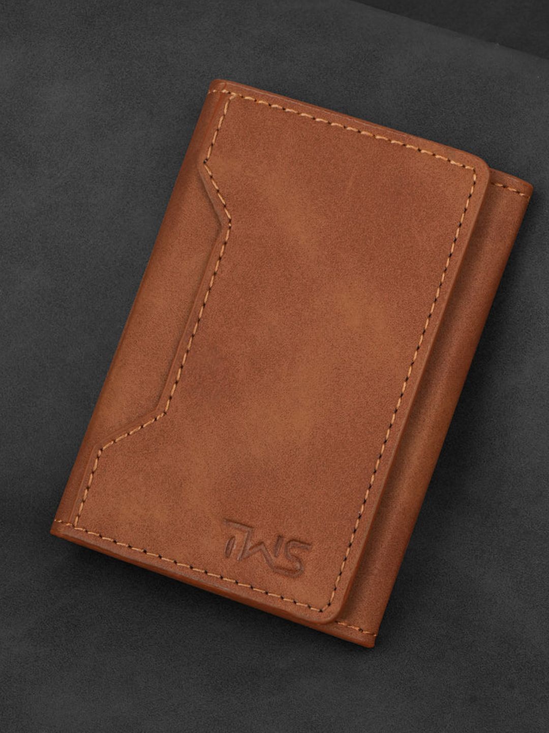 

The Wallet Store Men Leather Card Holder, Tan