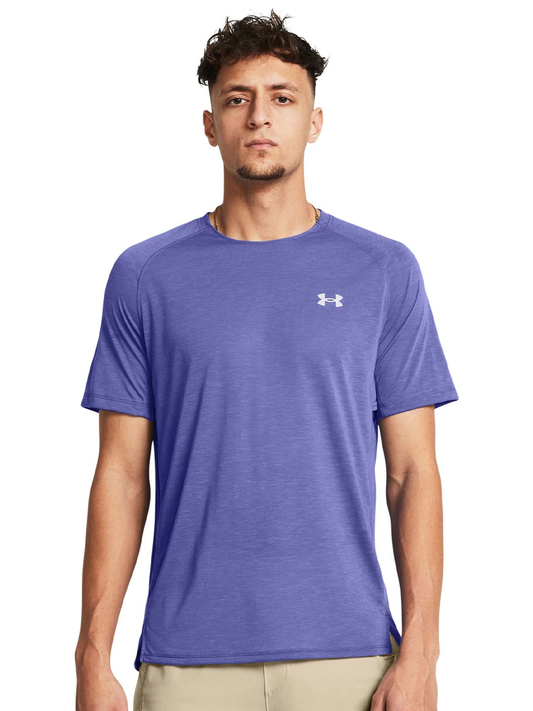 

UNDER ARMOUR Launch Trail Short Sleeve T-Shirt, Purple