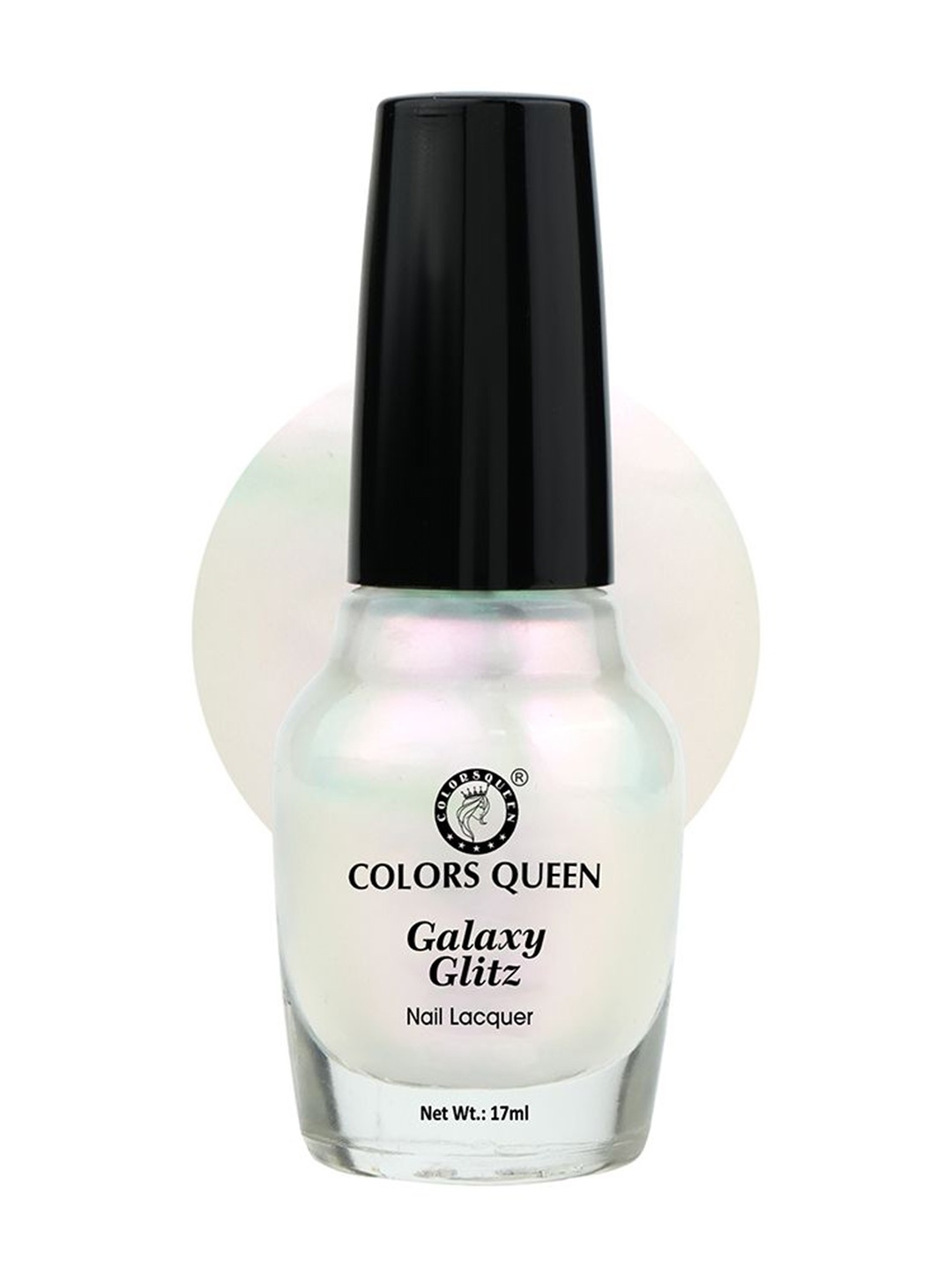 

Colors Queen Galaxy Glitz Nail Lacquer 17ml - Frosted Petal 29, White