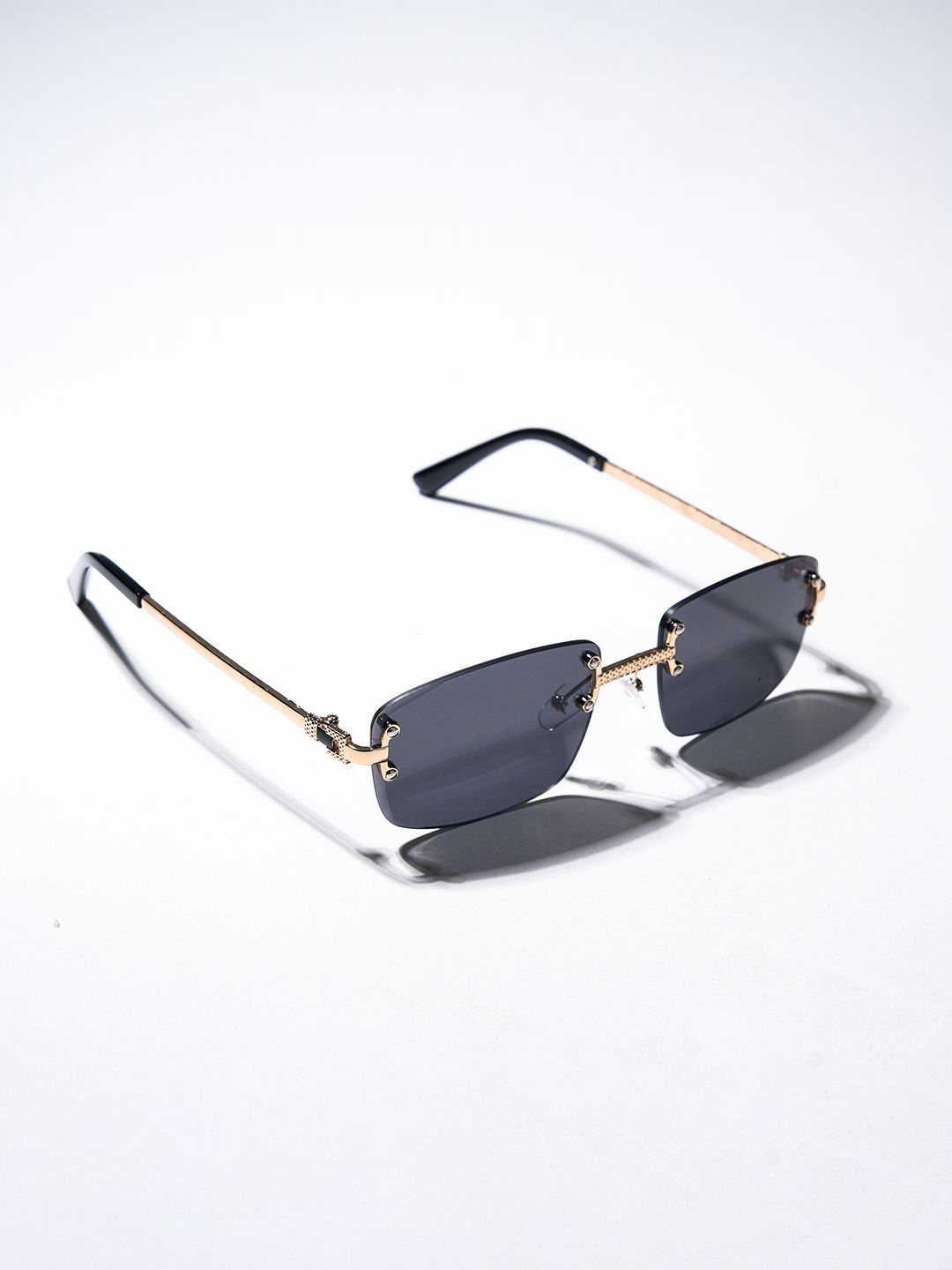 

CHOKORE Unisex Rectangle Sunglasses with Polarised and UV Protected Lens, Black