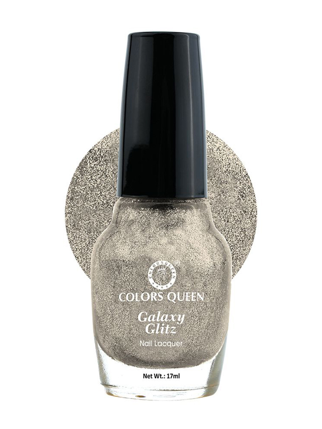 

Colors Queen Galaxy Glitz Nail Lacquer 17ml - Cloud 9, Silver