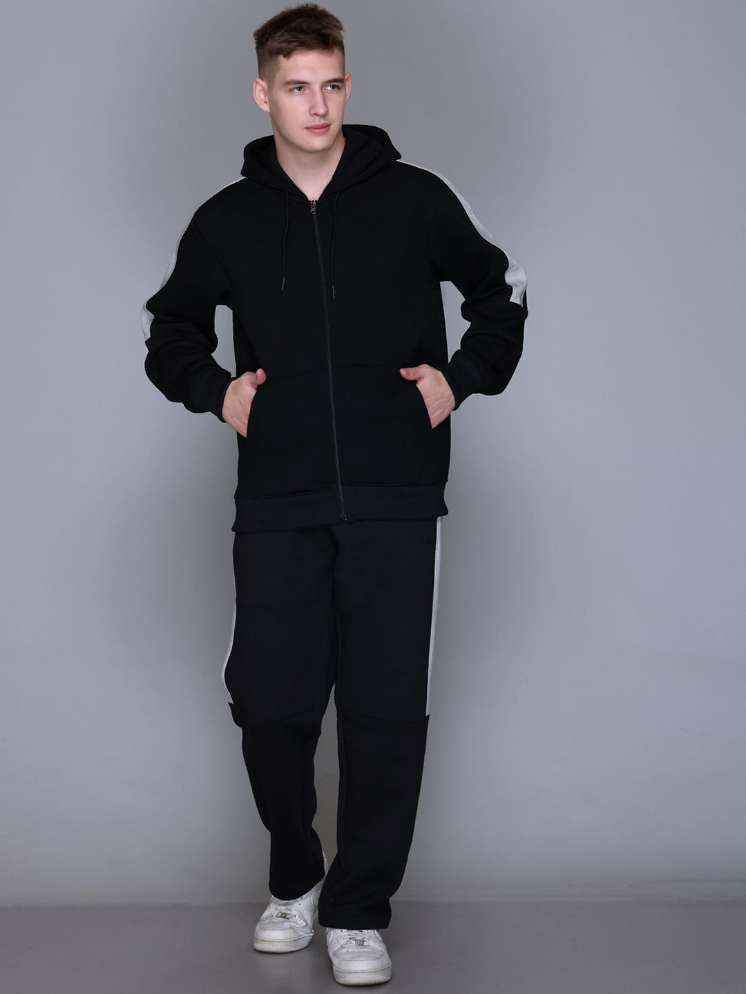 

Antiloop Mid Rise Hooded Tracksuits, Black