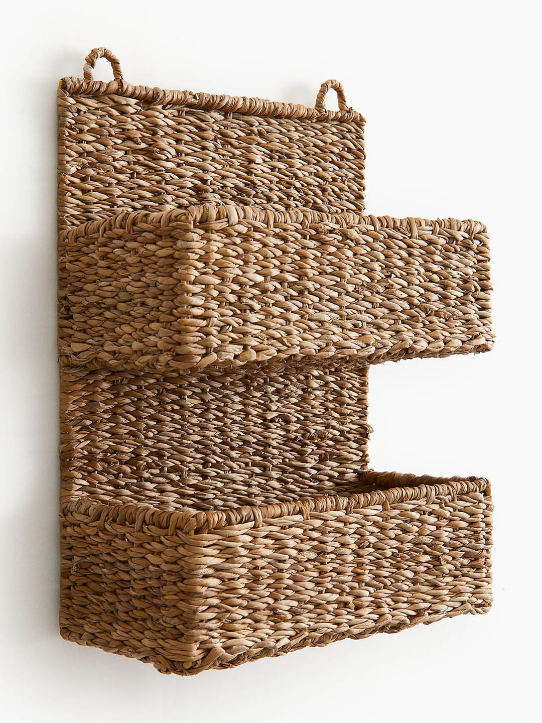 

H&M Beige Seagrass Wall Storage