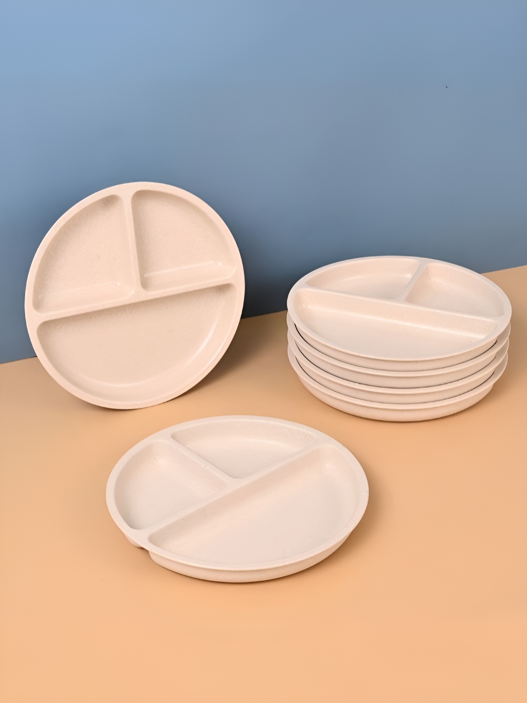 

eha Kids Off White 2024 6 Pieces Dishwasher Safe Plates