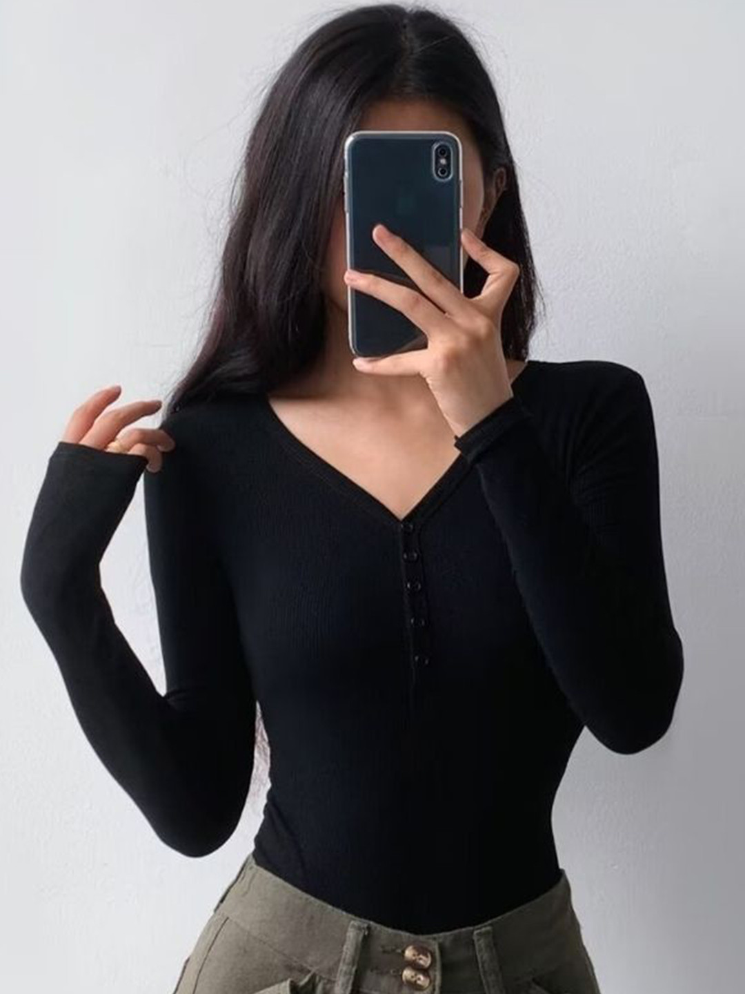 

LULU & SKY Top, Black